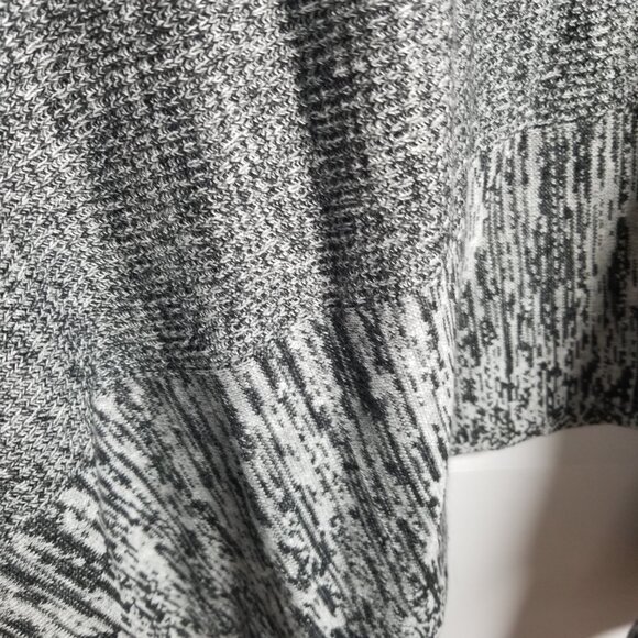 MarlaWynne Women's Linen Cotton Open Knit Grey Cardigan Sz 1X - Picture 4 of 6